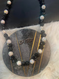 Rhinestone Baseball Necklace